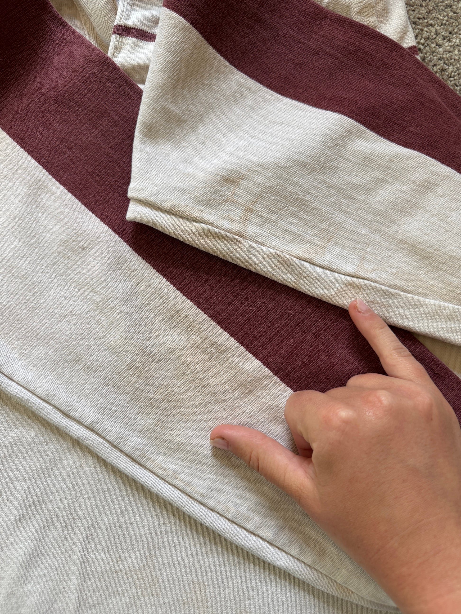 Small Barbarian White Harvard Business School Rugby Shirt