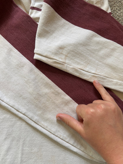Small Barbarian White Harvard Business School Rugby Shirt