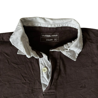 Extra large Quebramar Brown Rugby Shirt