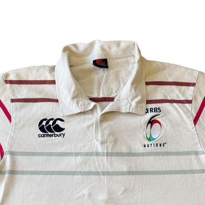 Extra large Canterbury White 6 Nations Rugby Shirt