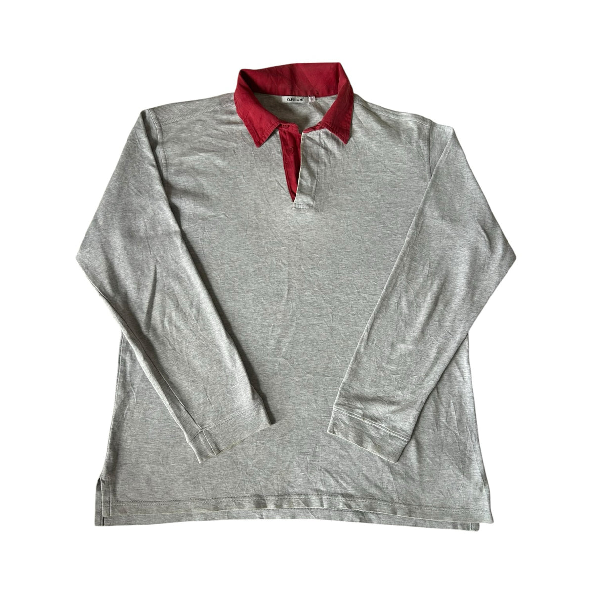 Large Capicua 303 Grey and Red Rugby Shirt