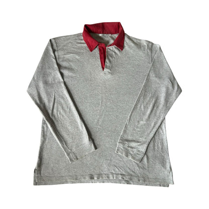 Large Capicua 303 Grey and Red Rugby Shirt