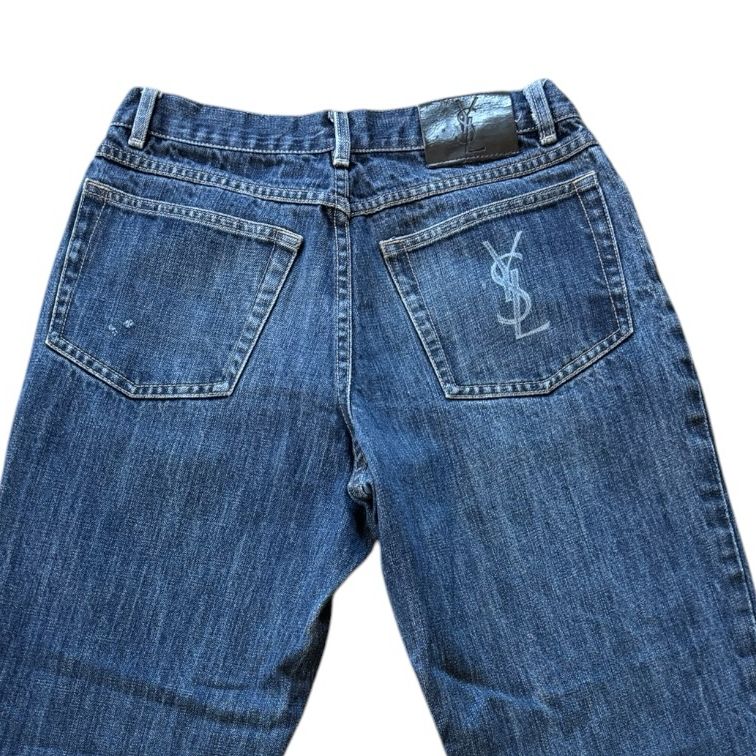 30/32 Yves Saint Laurent Blue Denim Jeans YSL