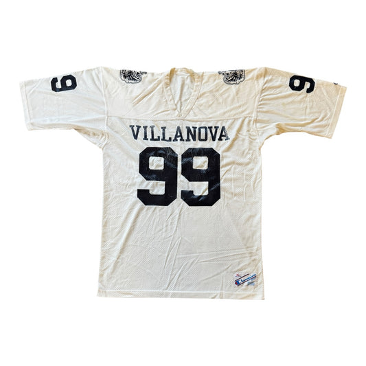 1980s Extra large Champion White Villanova Wildcats NCAA Jersey