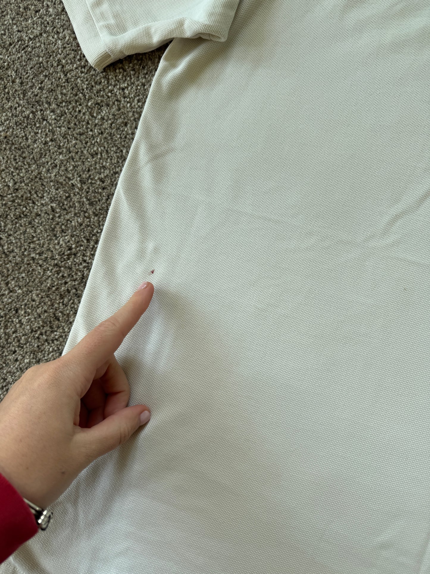 Medium Yves Saint Laurent White Polo Shirt