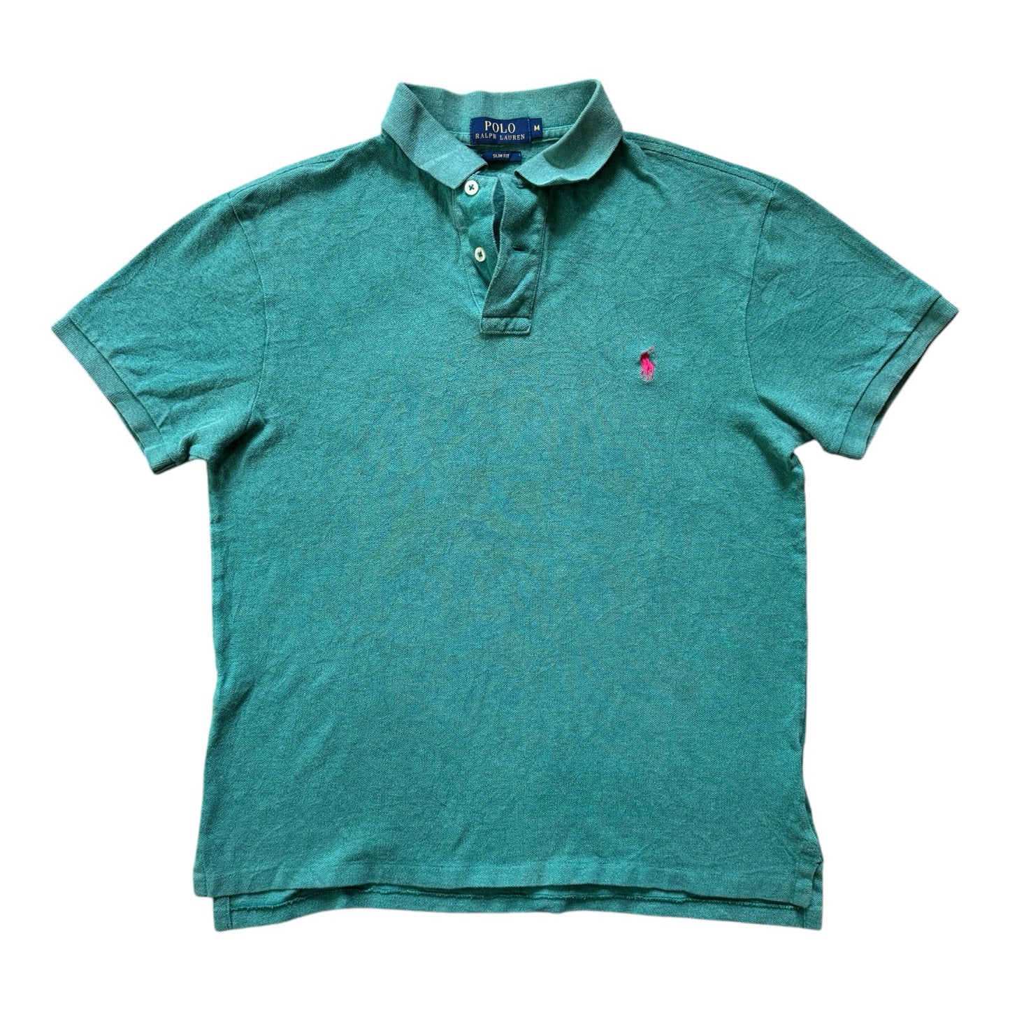 Medium Ralph Lauren Teal Green Polo Shirt