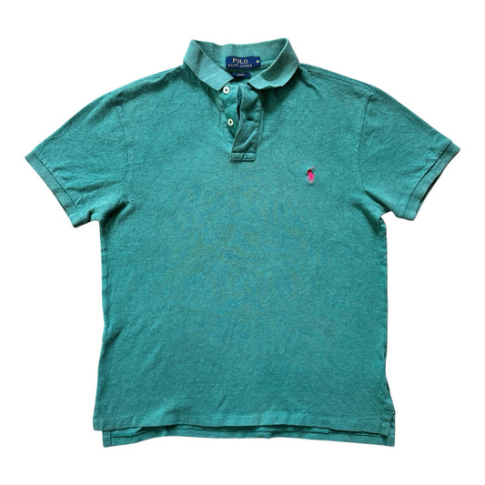 Medium Ralph Lauren Teal Green Polo Shirt