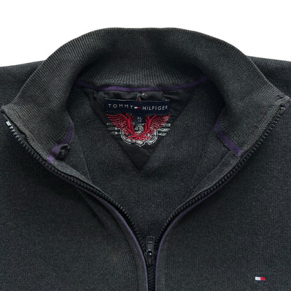Woman's Extra large Tommy Hilfiger Black Full Zip Jumper