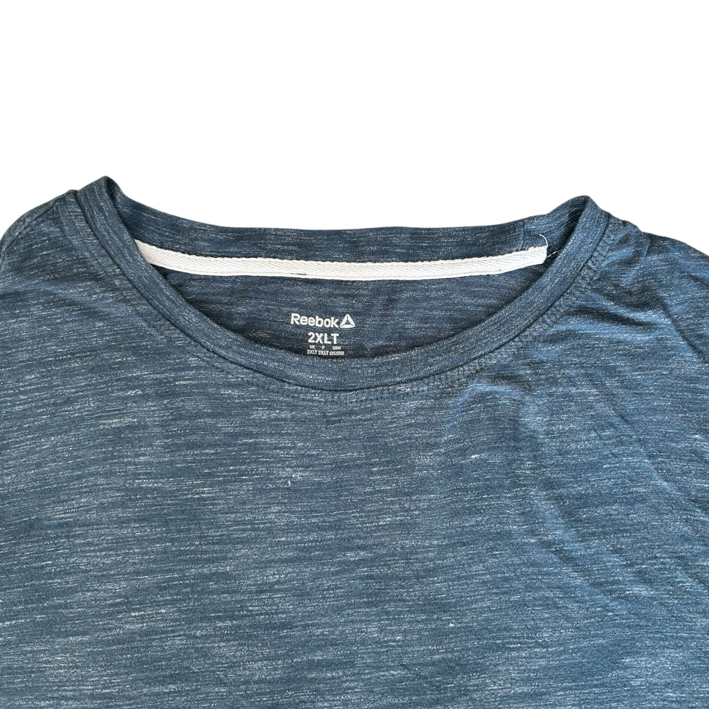 XXL Reebok Speckled Blue Sports T-Shirt
