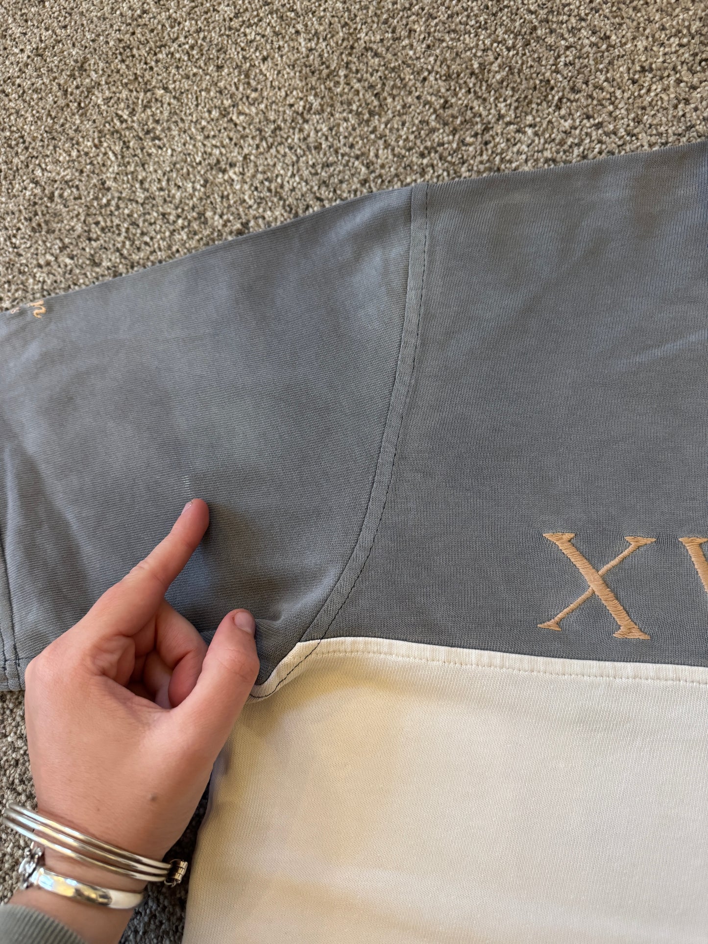 Large Cotton Traders White Rugby Shirts