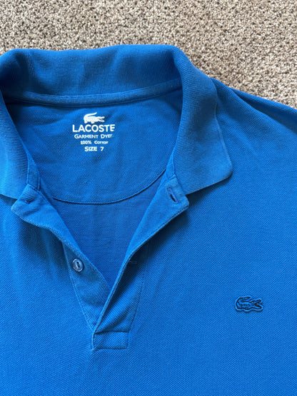 XXL Lacoste Blue Crocodile Polo Shirt