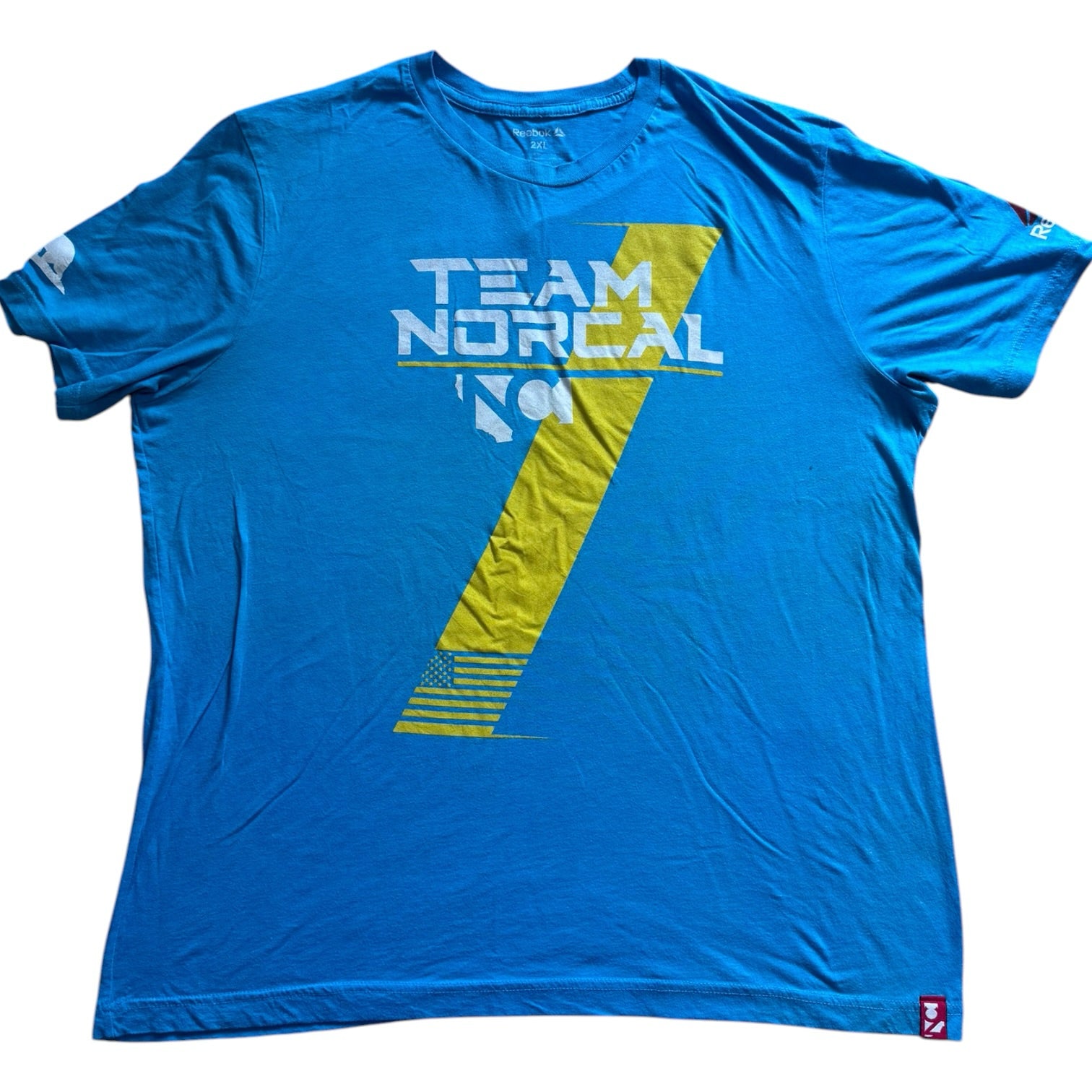 XXL Reebok Blue Team Norcal California T-Shirt