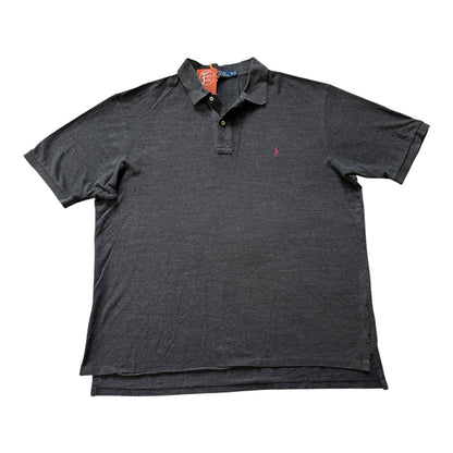 2XLT Ralph Lauren Grey Speckled Polo Shirt