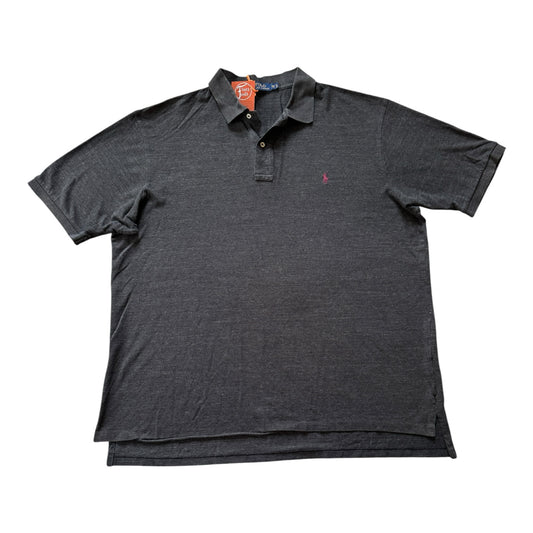2XLT Ralph Lauren Grey Speckled Polo Shirt