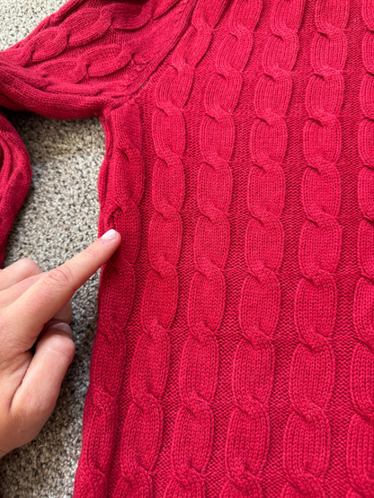 Extra small Gap Red Cable Knit Jumper