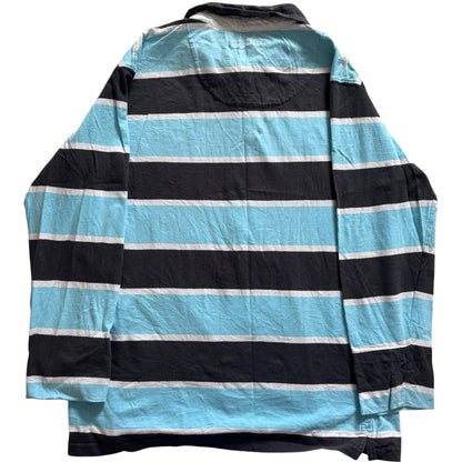 Extra large At Company Blue and Washed Black Rugby Shirt