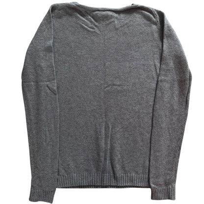 Small Tommy Hilfiger Grey Knitted Argyle Jumper
