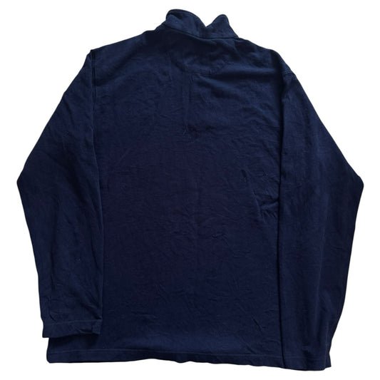 Medium Chaps Navy 1/4 Zip Jumper
