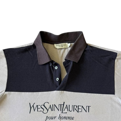 Large Yves Saint Laurent Light Pink Polo Shirt