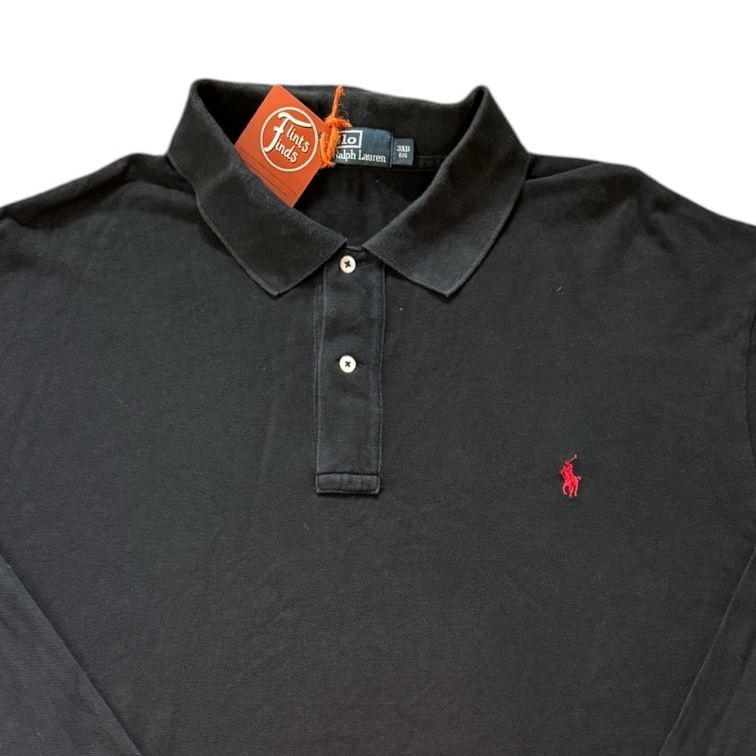 3XB Ralph Lauren Black Long Sleeved Polo Shirt
