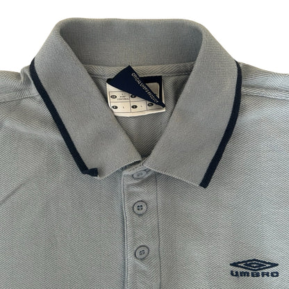 Large Umbro Light Blue Polo Shirt