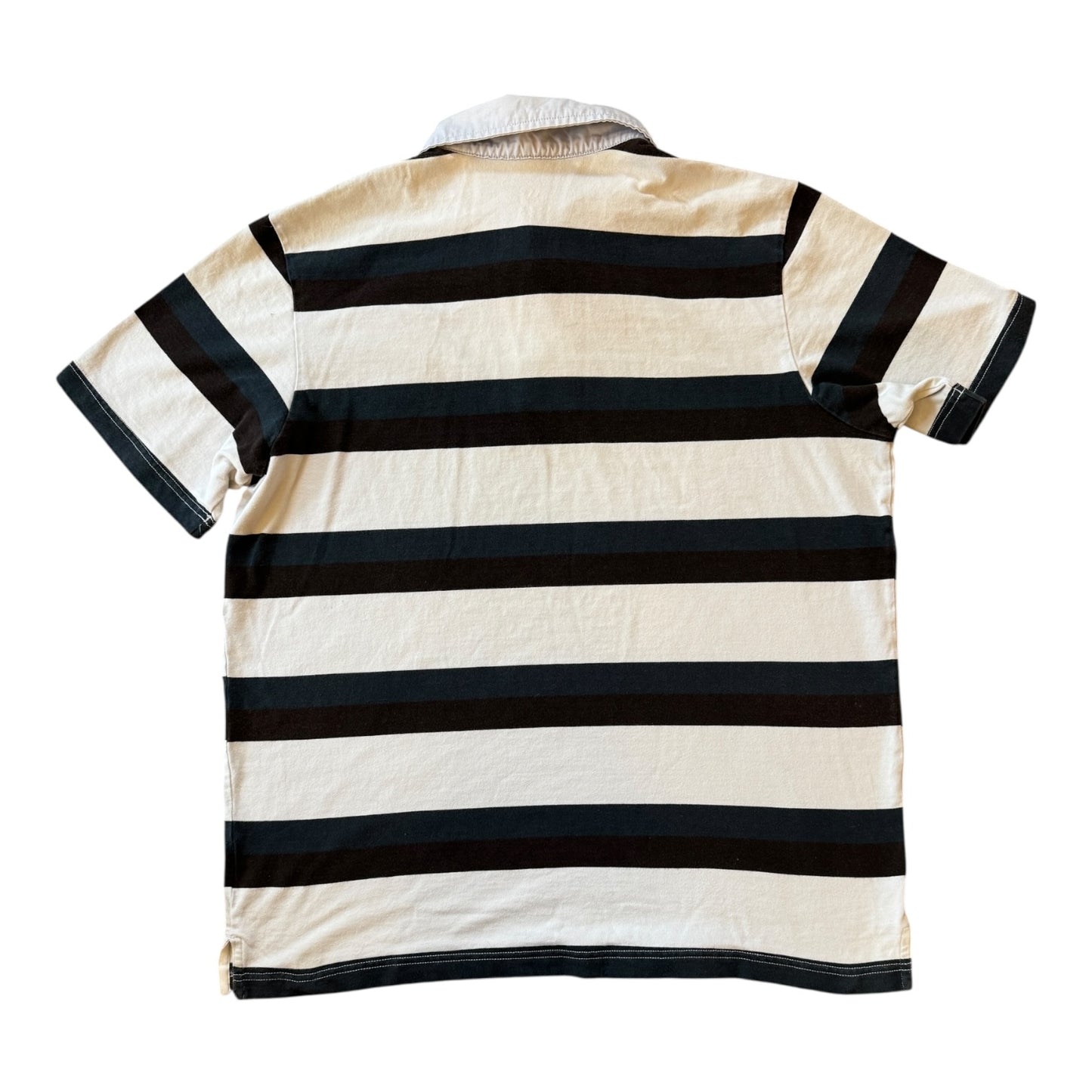 Extra large Adidas White And Navy Rugby Shirt