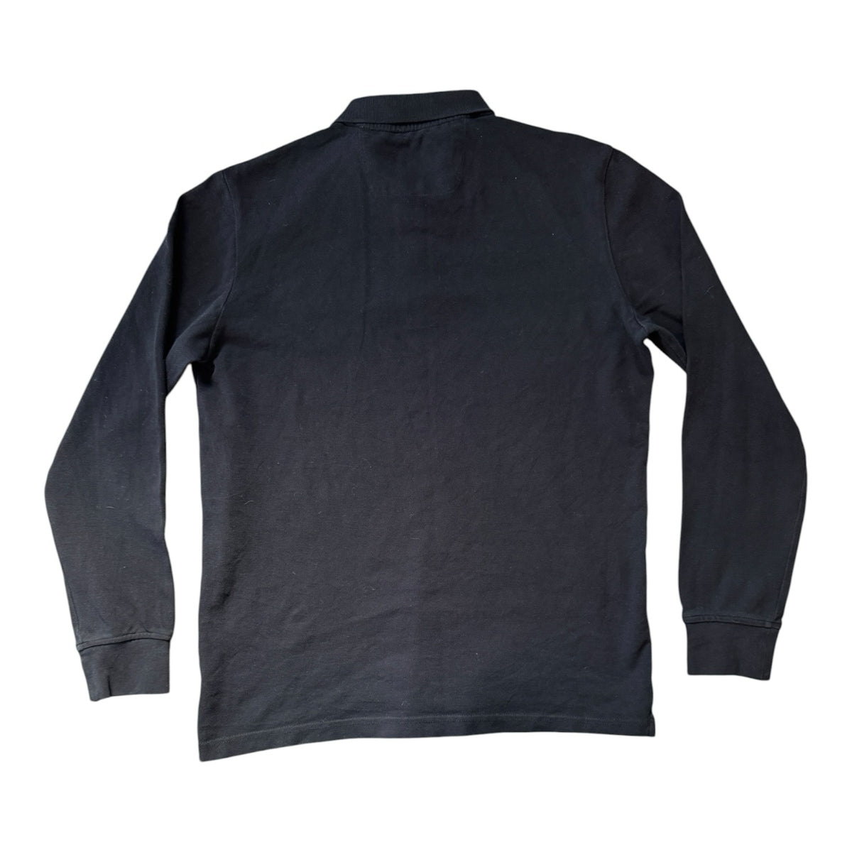 Small U.S. Polo Assn. Black Long Sleeved Polo Shirt