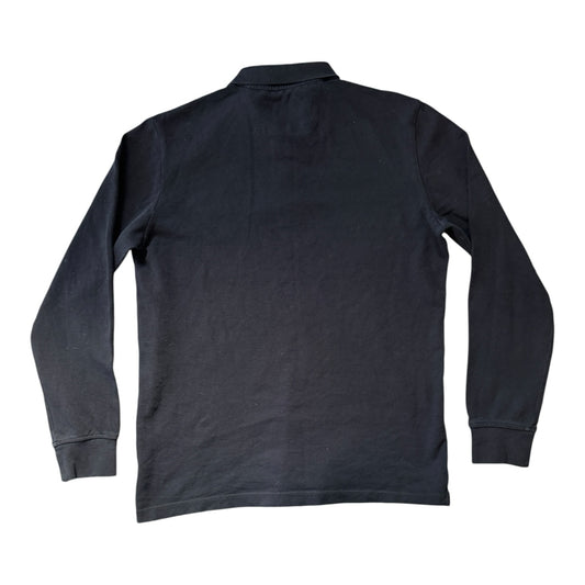 Small U.S. Polo Assn. Black Long Sleeved Polo Shirt