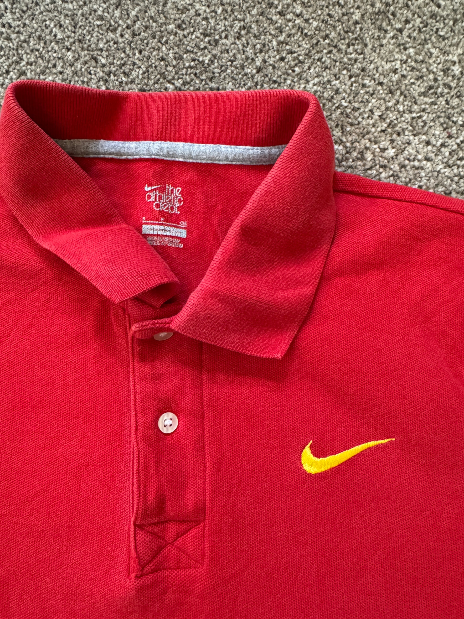 Small Nike Red Polo Shirt