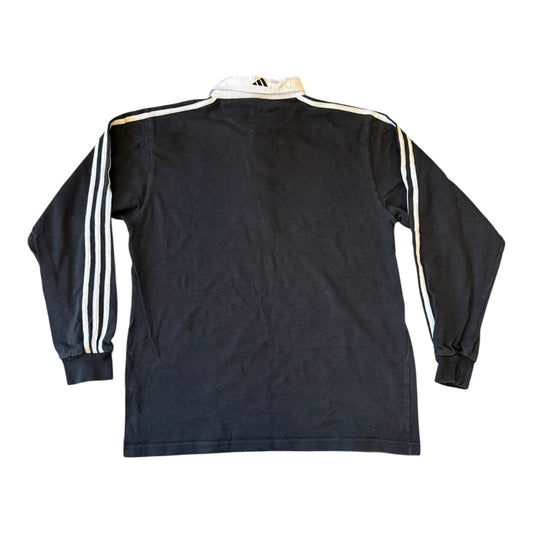 Medium 1999 Adidas Black New Zealand All Blacks Rugby Shirt