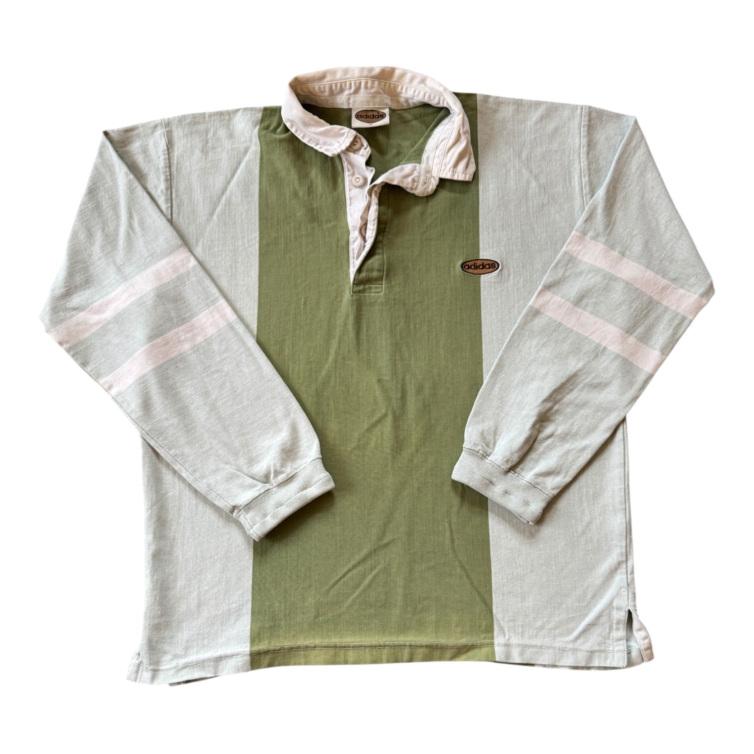Medium Adidas Green Rugby Shirt