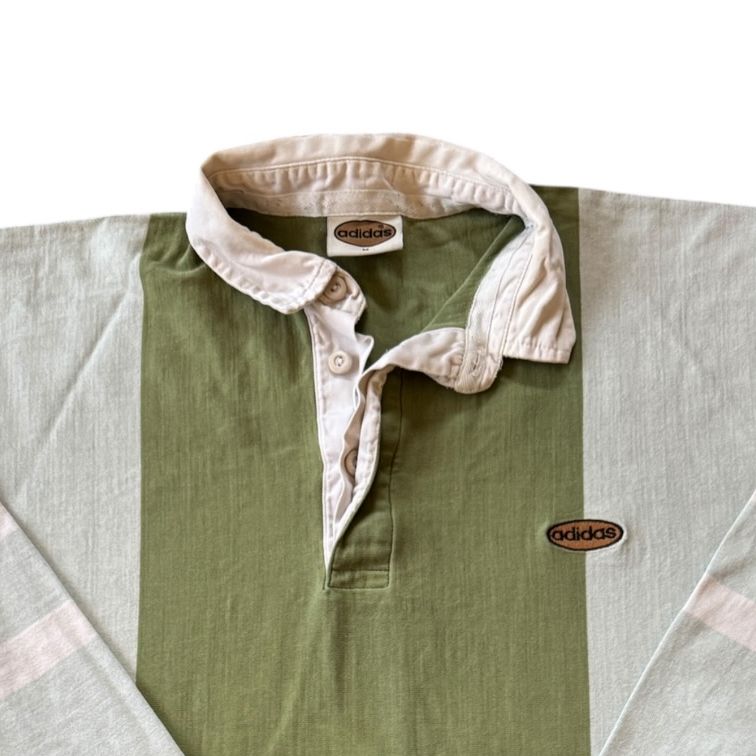 Medium Adidas Green Rugby Shirt