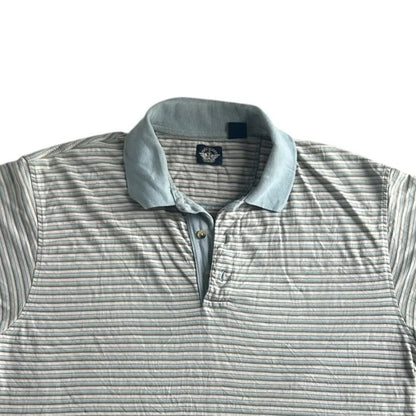 Large Dockers Blue, Green and Beige Polo Shirt