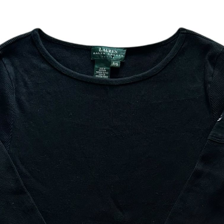 Woman's Small Ralph Lauren Black Thin Jumper