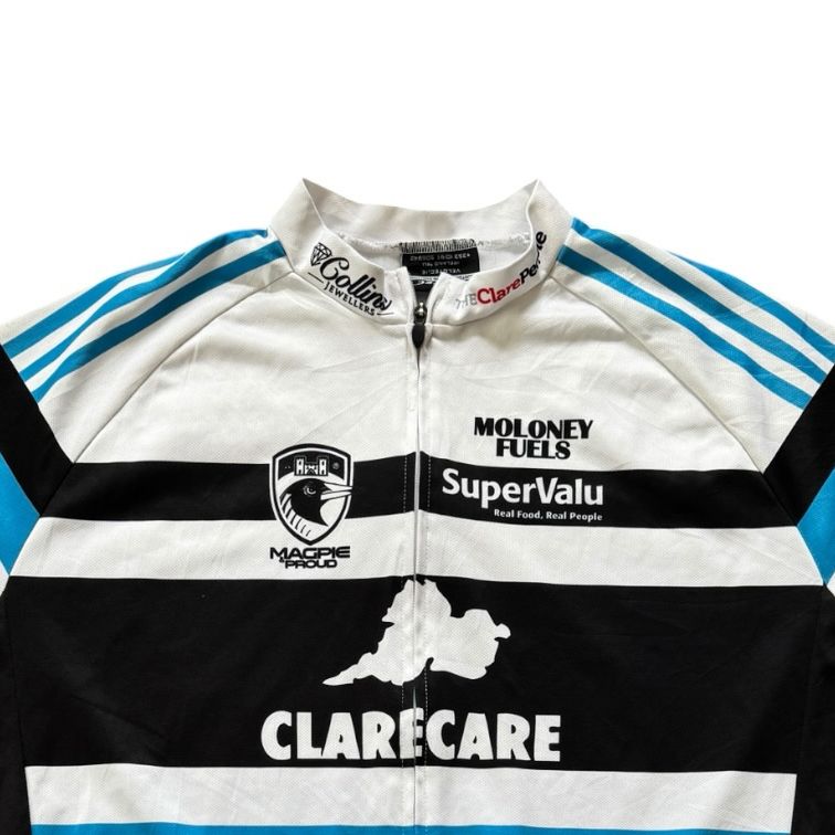 5XL Delotec White Magpie & Proud Cycling Shirt