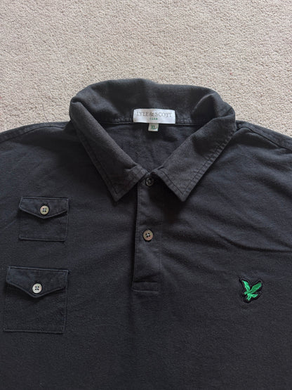 Extra large Lyle & Scott Black Polo Shirt