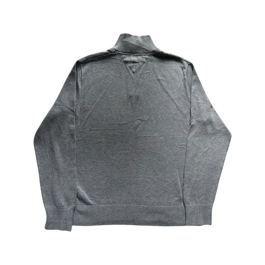 Large Tommy Hilfiger Grey 1/4 Zip