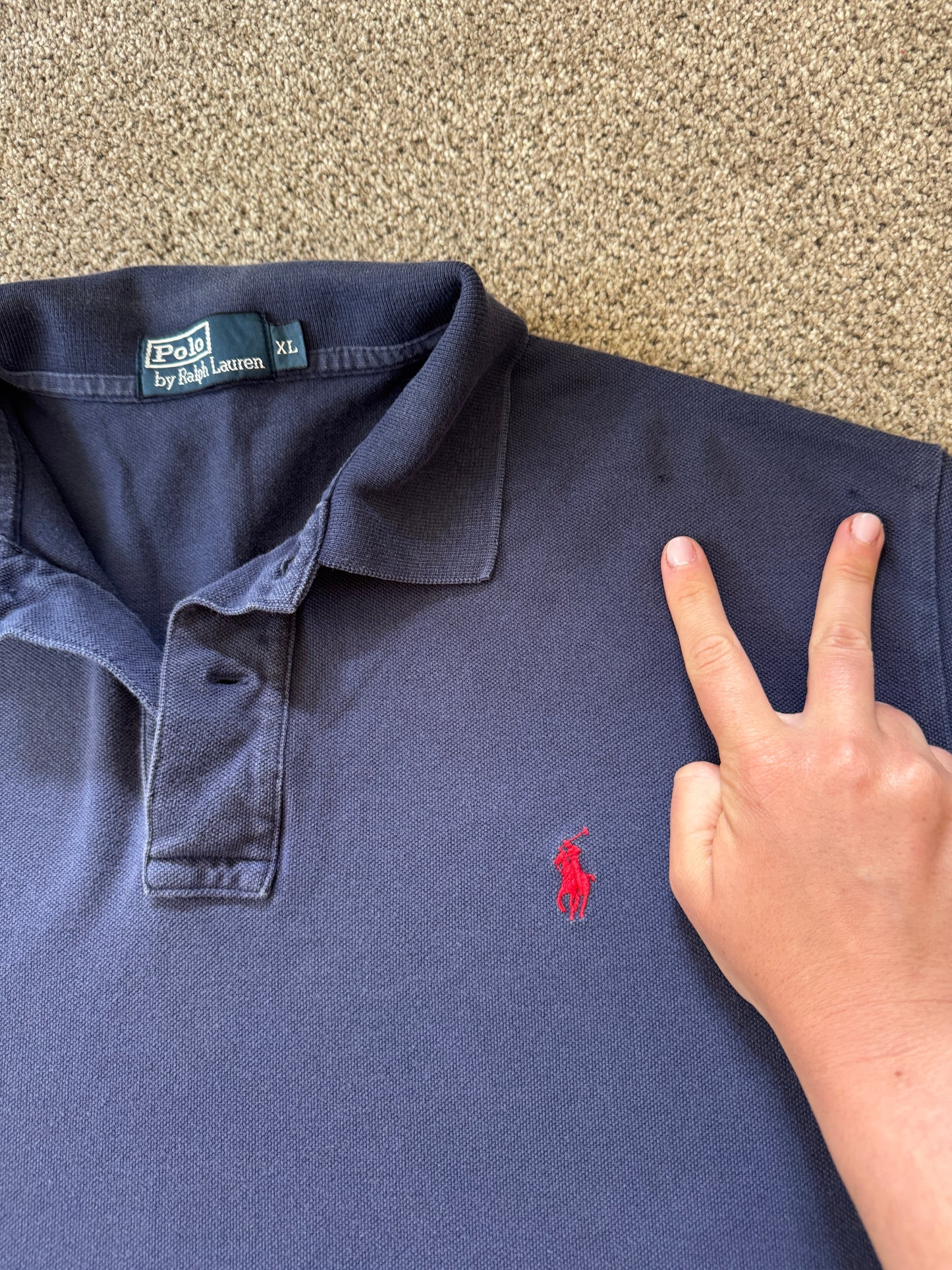 Extra large Ralph Lauren Navy Polo Shirt