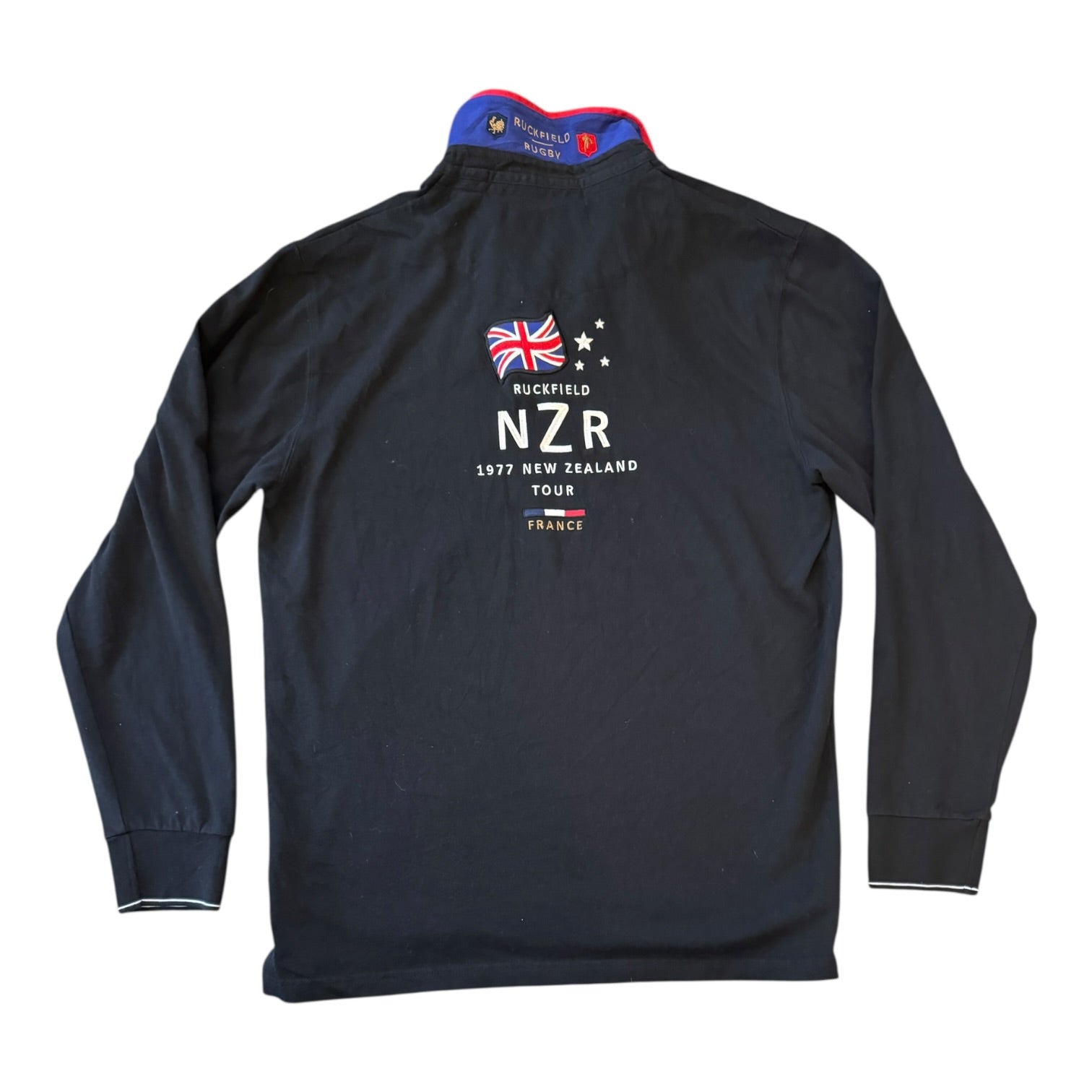 Extra large Ruckfield France New Zealand Tour Black Rugby Shirt