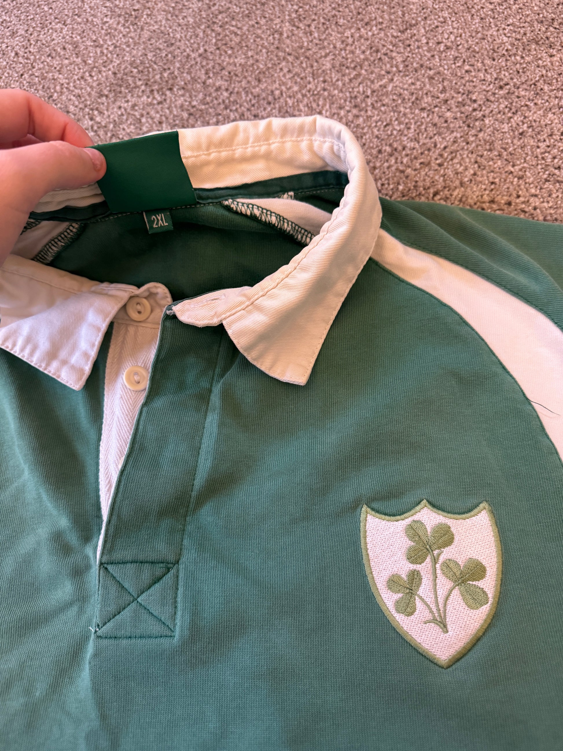 XXL Ireland Green Rugby Shirts