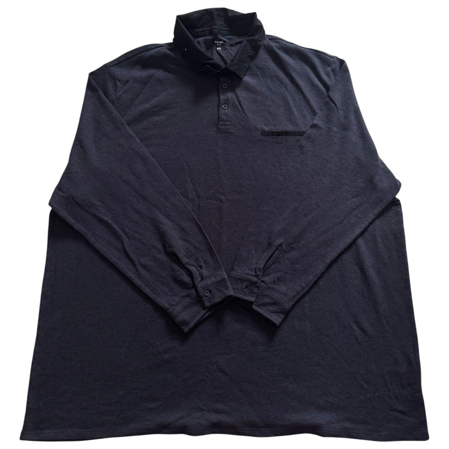 6XL Kiabi Washed Navy Rugby Shirt
