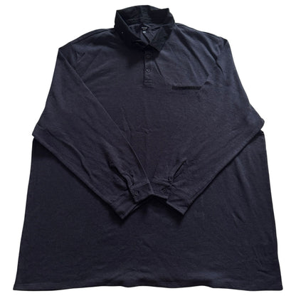6XL Kiabi Washed Navy Rugby Shirt