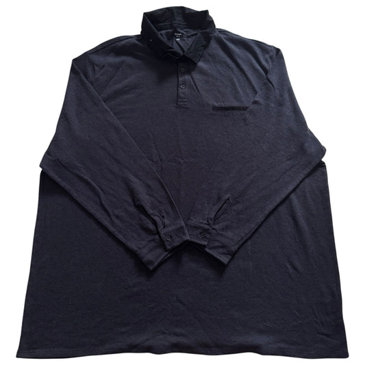 6XL Kiabi Washed Navy Rugby Shirt
