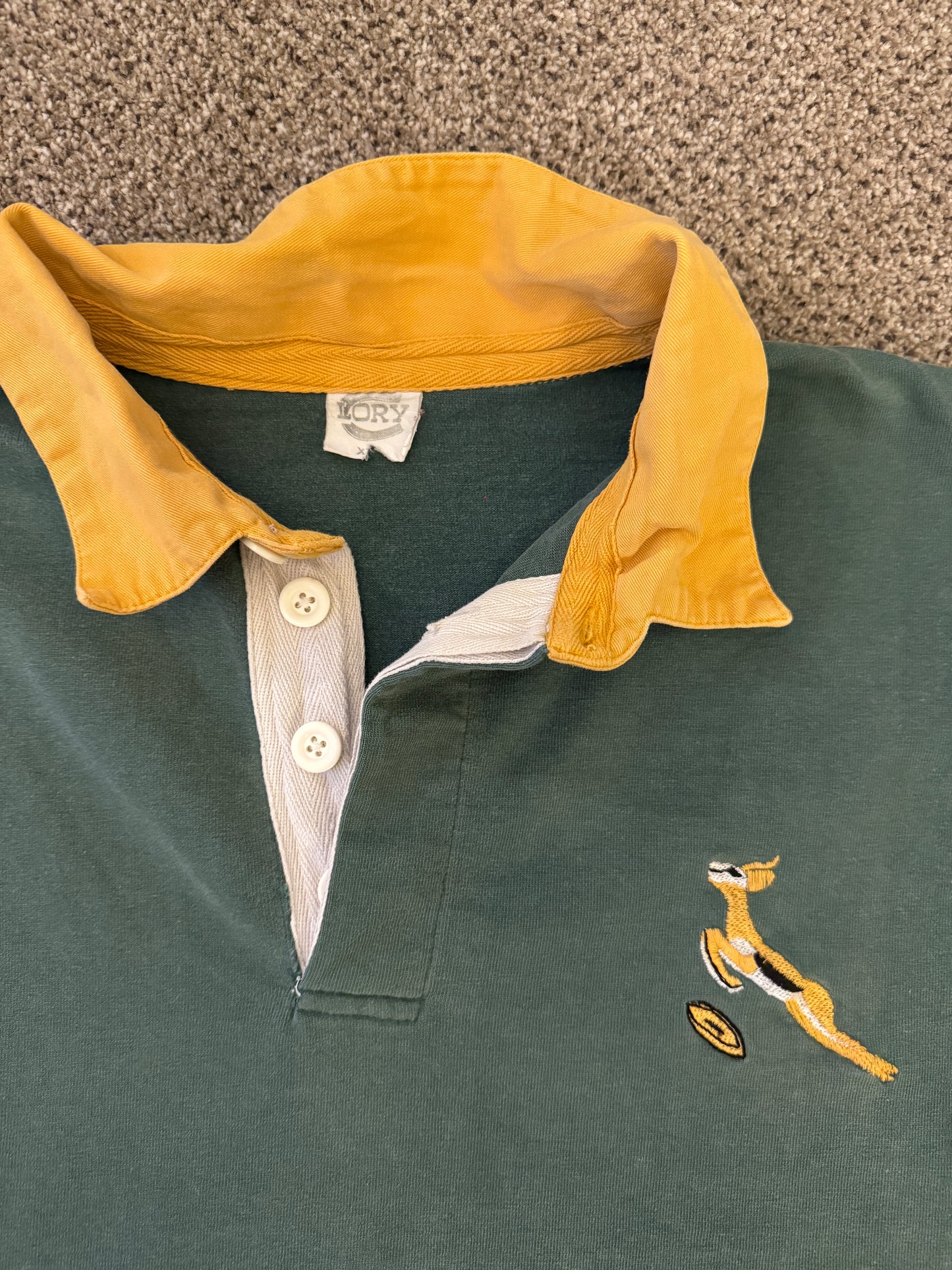 Extra large Green South Africa Springboks Rugby Shirt