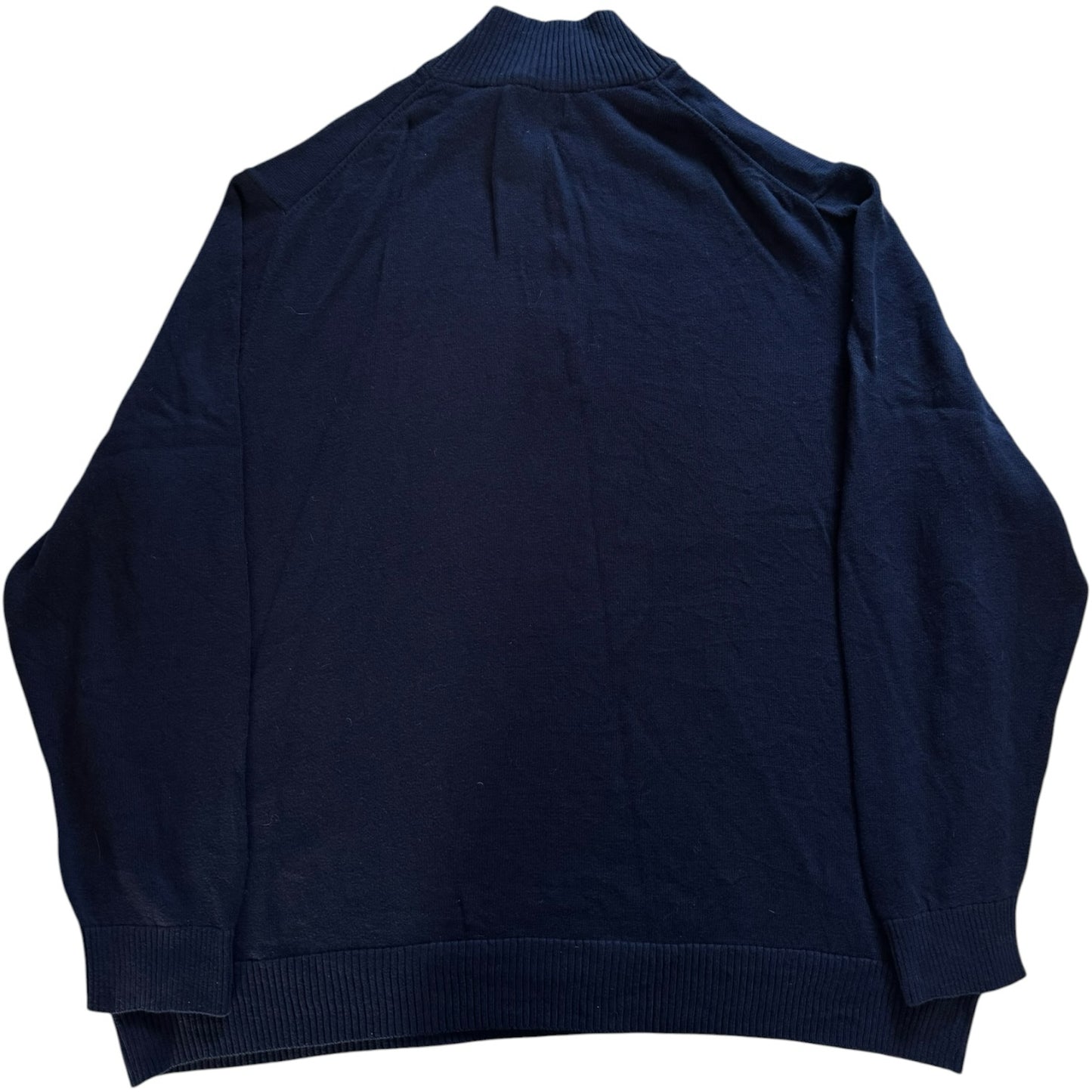 3XL Chaps Navy 1/4 Zip Jumper