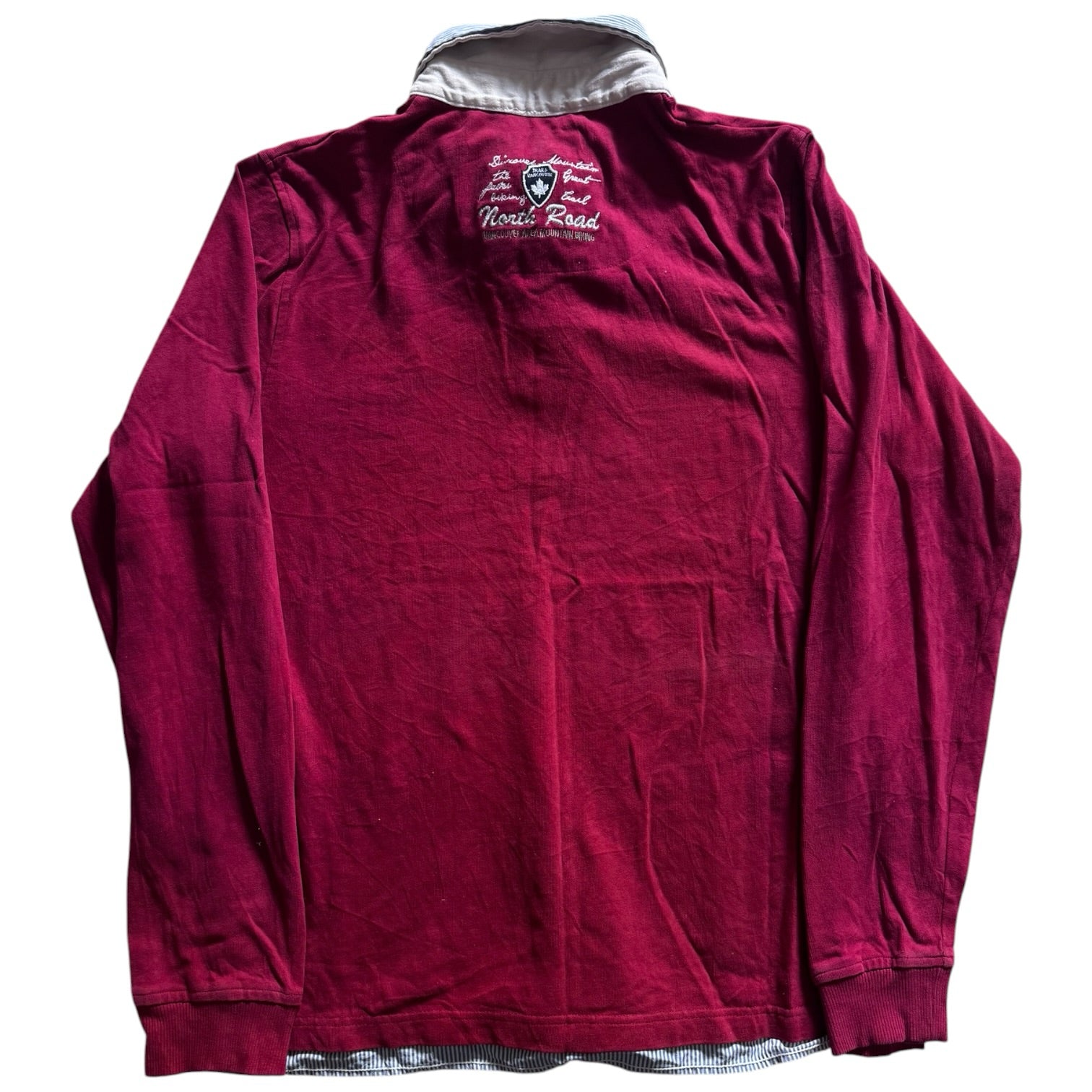 Large Jean Cartier Red Rugby Shirt