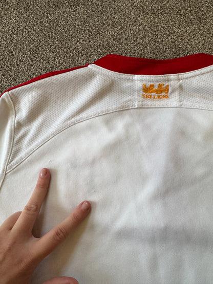 Large Adidas 2009 Lions White Rugby Shirt