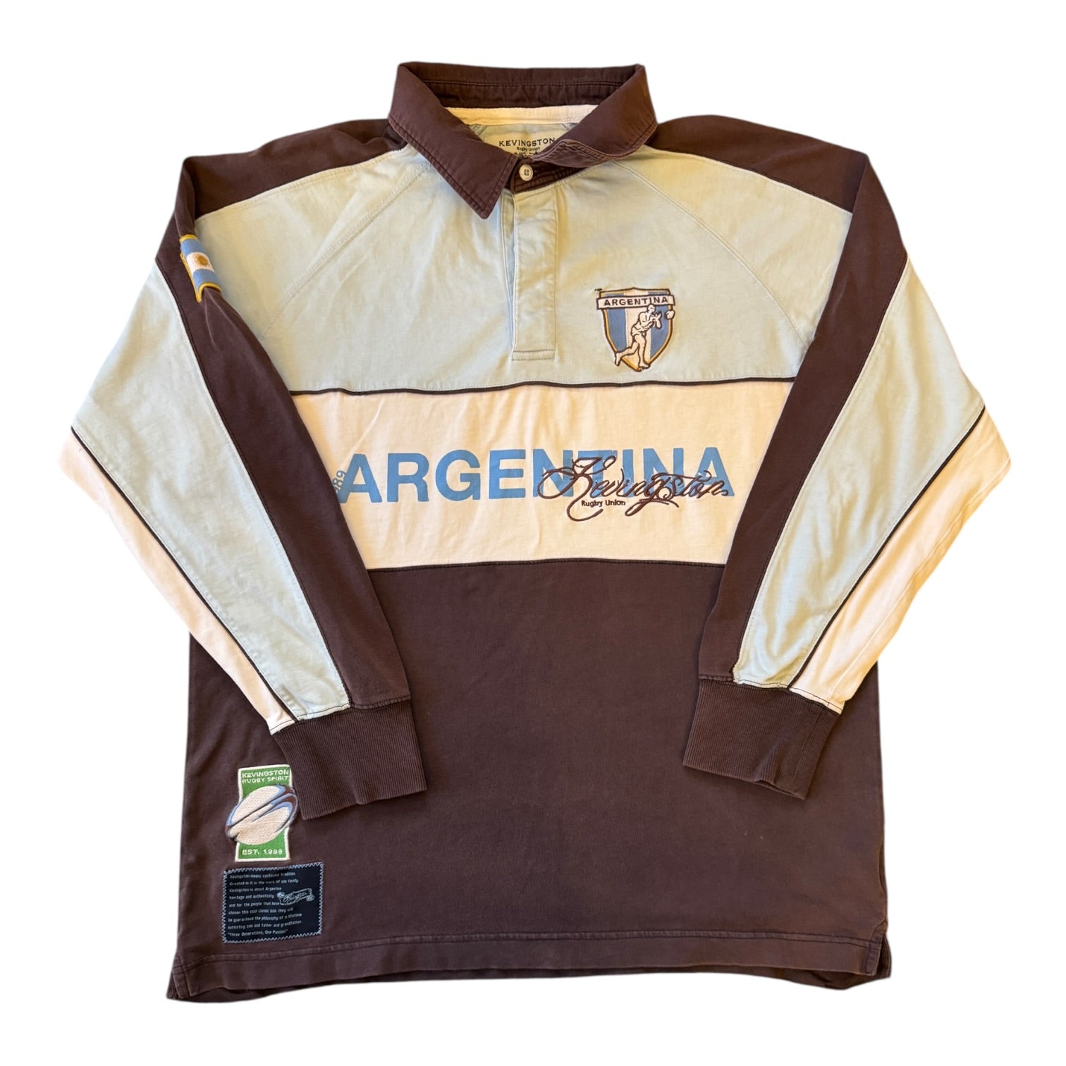 Large Kevingston Argentina Rugby Shirt