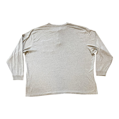 4XL Carhartt Grey Henley Long Sleeved T-Shirt