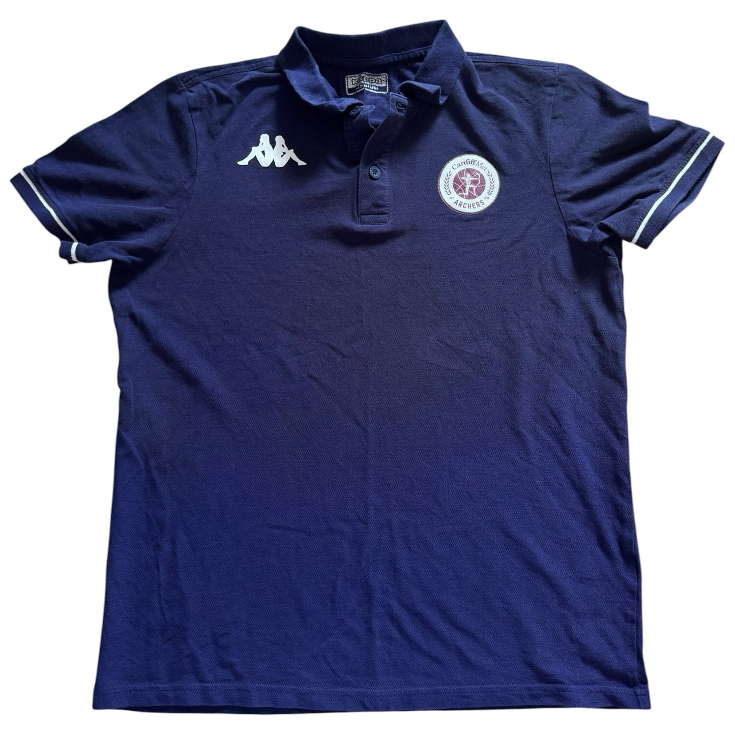 Medium Kappa Navy Cardiff Archers Polo Shirt